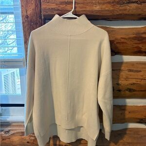 Workshop Republic Clothing Off-White Turtleneck Sweater